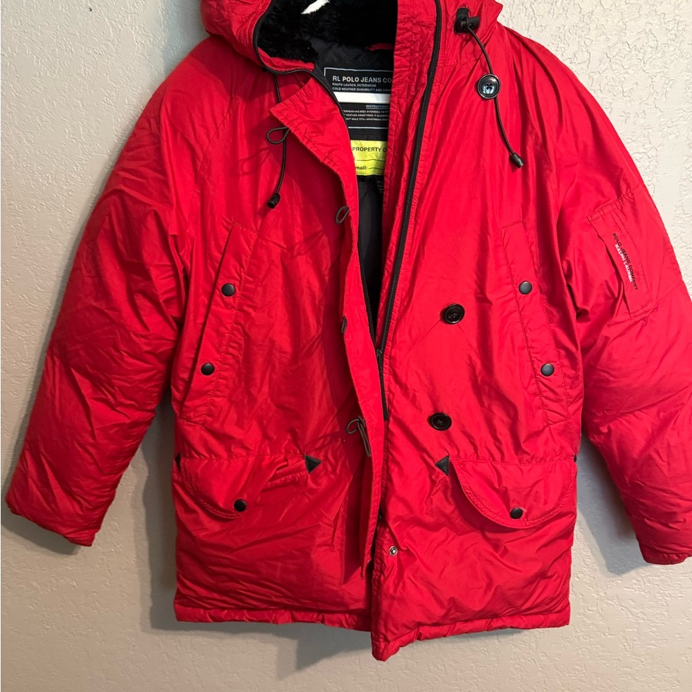 Polo by Ralph Lauren Red Puffer Jacket